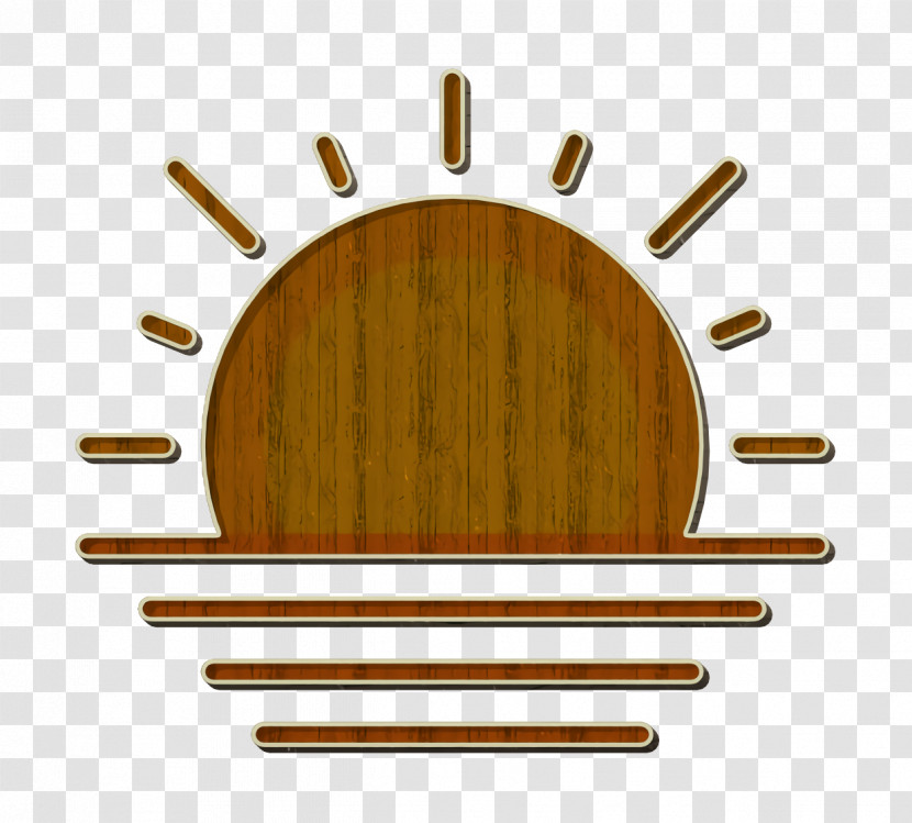 Sunset Icon Weather Set Icon Transparent PNG