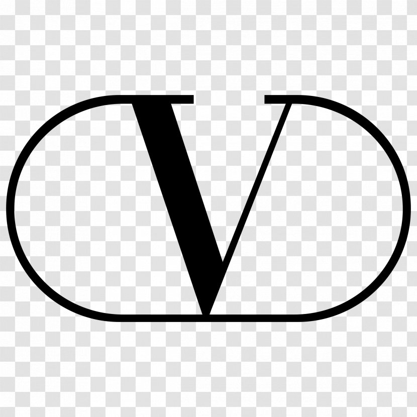 Valentino SpA Logo Fashion Design - Monochrome Photography - Vlc Transparent PNG