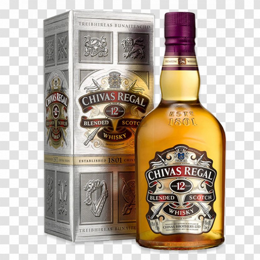 Chivas Regal Scotch Whisky Blended Whiskey Aberdeen - Drink Transparent PNG