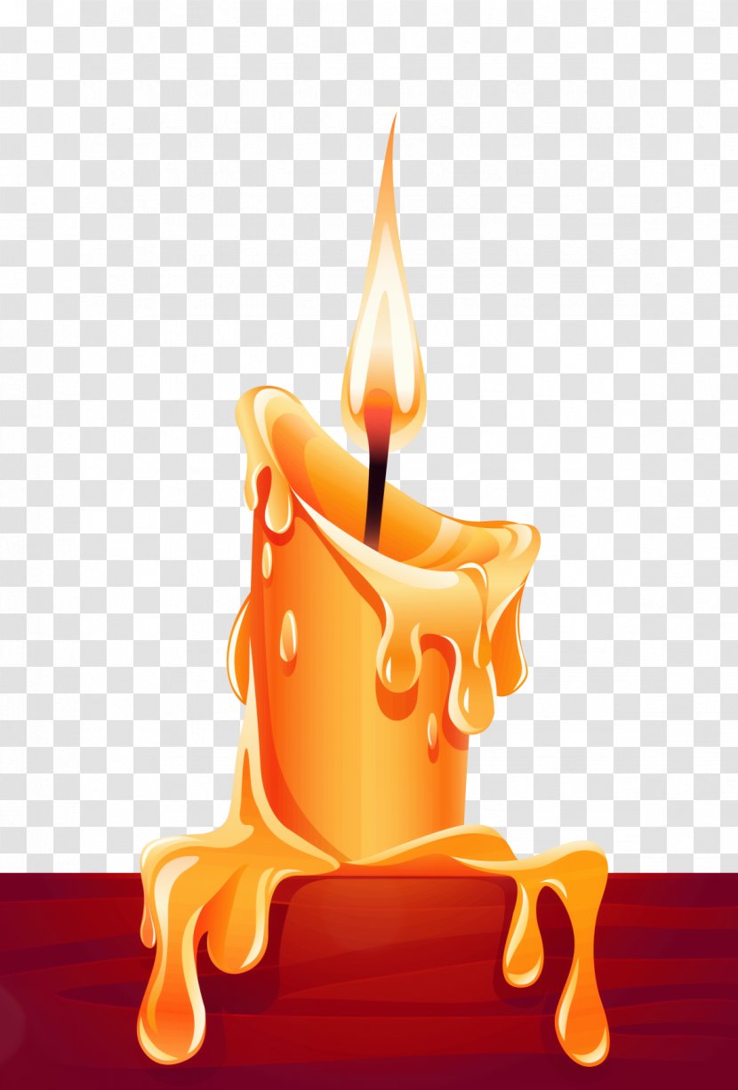 Candle Light Clip Art - Wax - Vector Picture Transparent PNG
