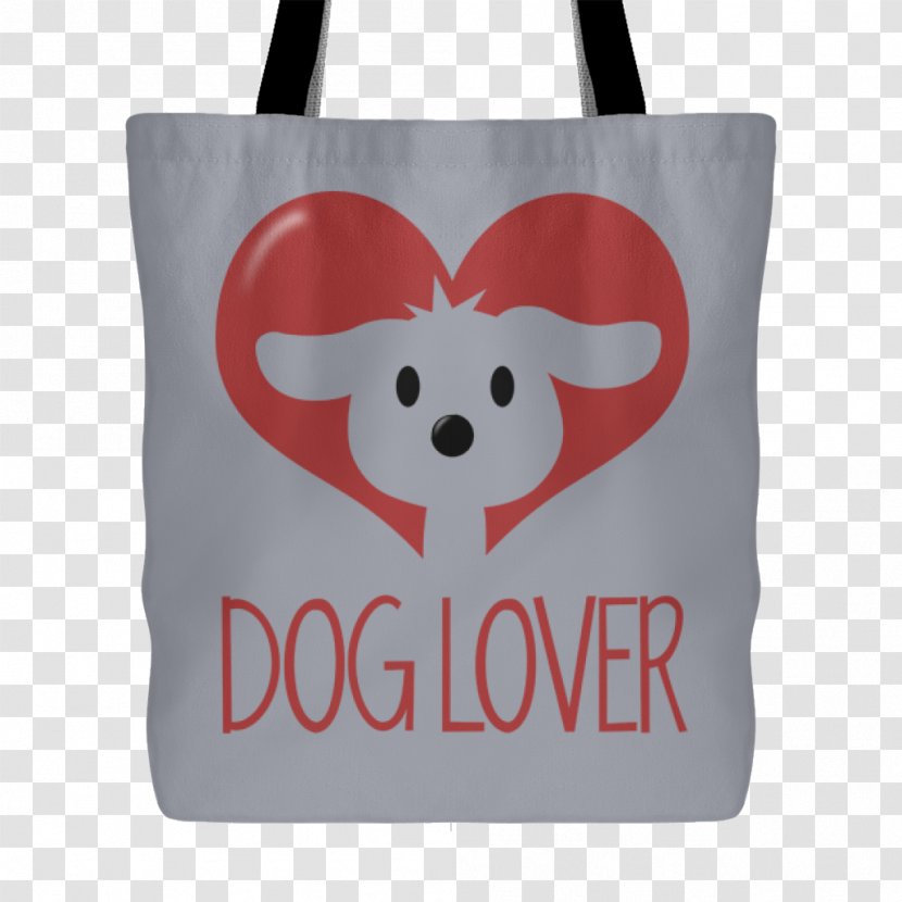 Tote Bag Snout Font - Dog Lover Transparent PNG