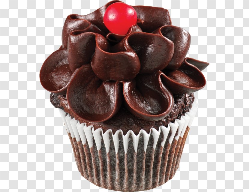 Cupcake American Muffins Frosting & Icing Cream Chocolate Cake - Cup Transparent PNG