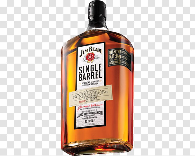 Liqueur Bourbon Whiskey Rye Bottle - Jim Beam Transparent PNG