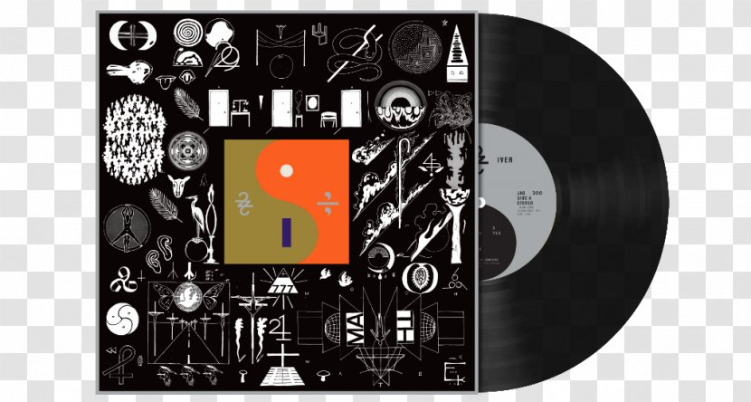 Bon Iver, Iver 22, A Million Phonograph Record 0 - Frame - Flower Transparent PNG