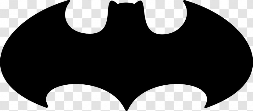Batman Clip Art - Black And White - Banners Clipart Transparent PNG