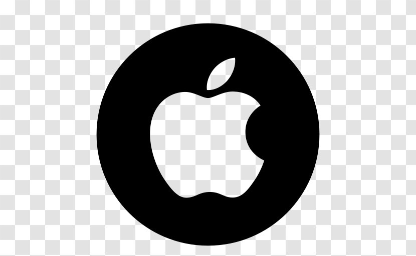 Apple - Monochrome - Logo Transparent PNG