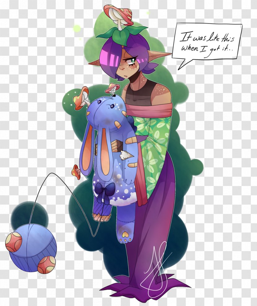 Illustration Costume Cartoon Purple Legendary Creature - Fictional Character Transparent PNG