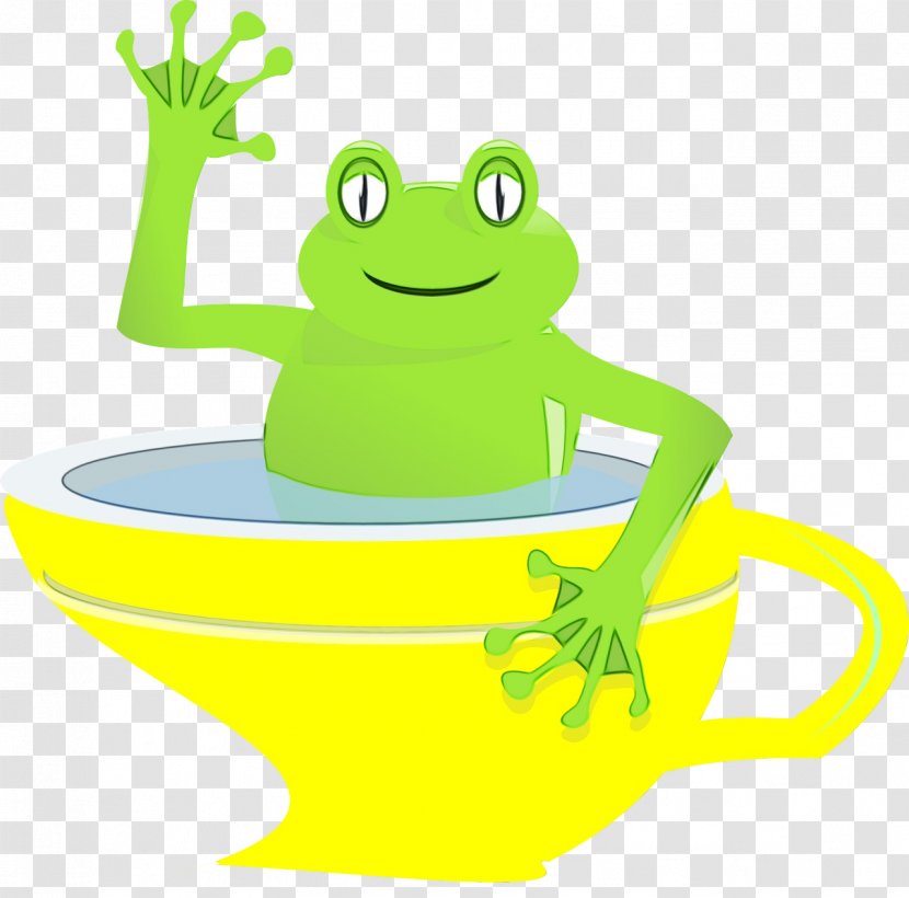 Green Frog Clip Art Cartoon True - Hyla Tree Transparent PNG