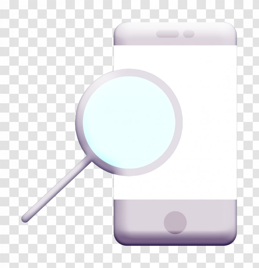 Essential Icon Smartphone Search - Technology - Purple Transparent PNG