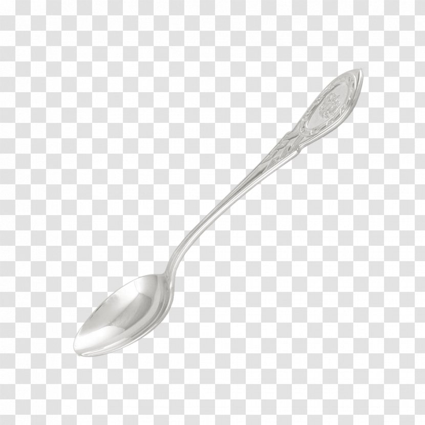Teaspoon Tablespoon Silver - Drawing - Spoon Transparent PNG