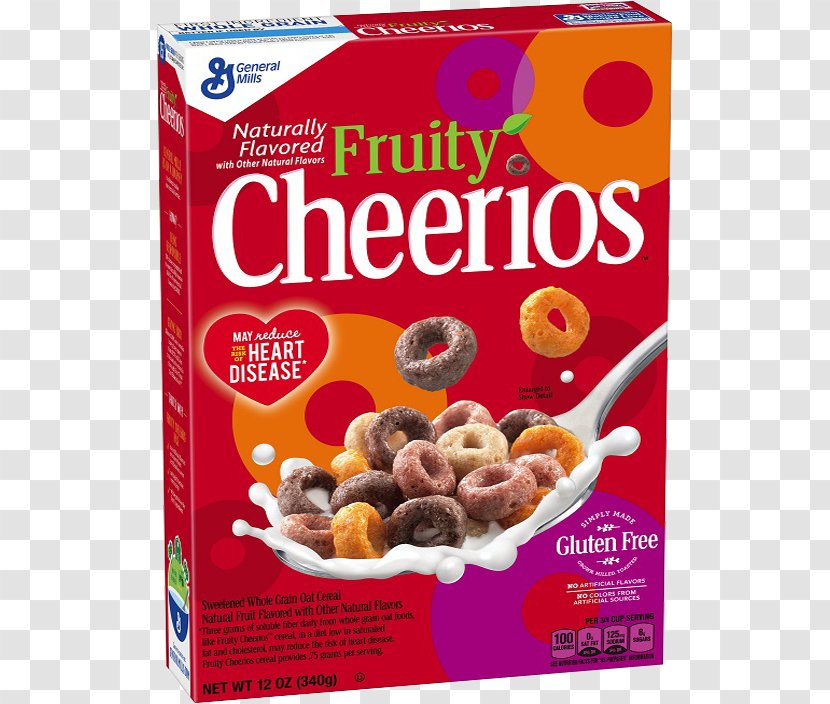 Breakfast Cereal General Mills Fruity Cheerios Honey Nut - Convenience Food Transparent PNG