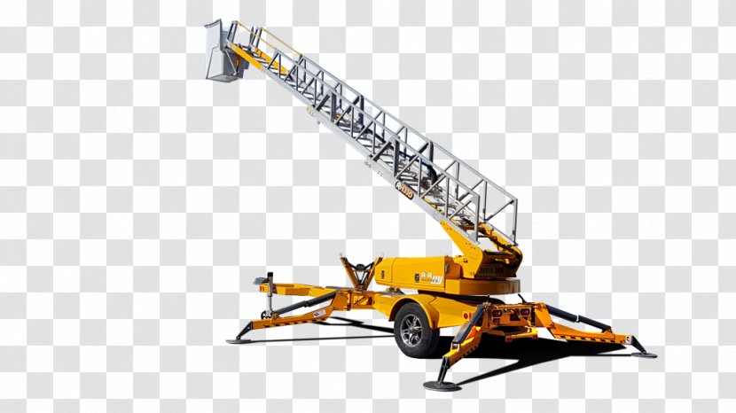 Ladder Aerial Work Platform Crane Elevator Hydraulics Transparent PNG