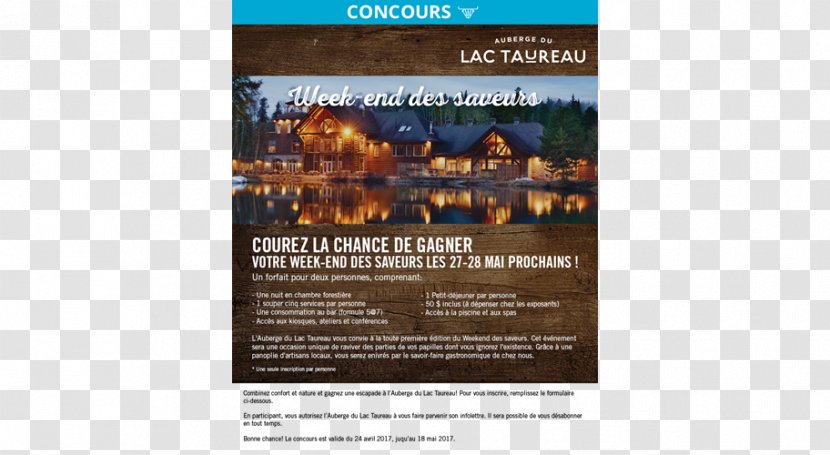 Auberge Du Lac Taureau Inn Lake Advertising Vosges Transparent PNG