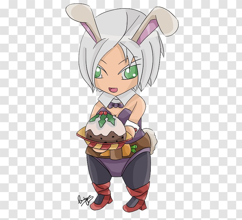 Riven Drawing League Of Legends Christmas - Heart Transparent PNG