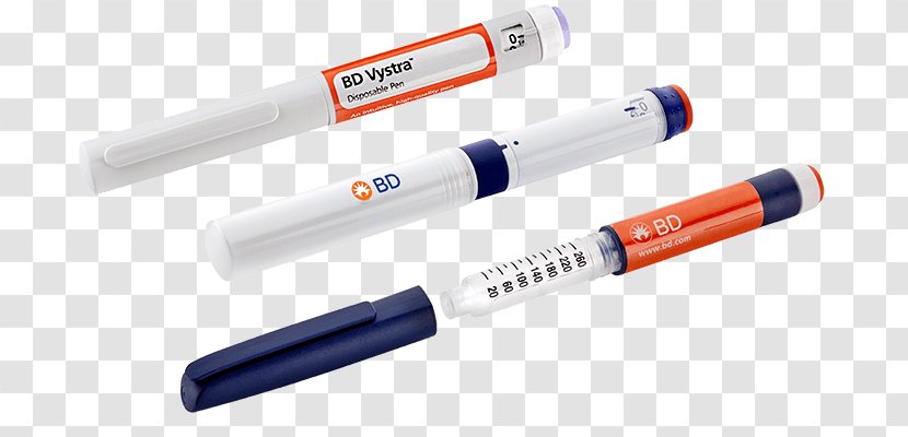 Becton Dickinson Pens Syringe Pharmaceutical Industry Ballpoint Pen - Correction Transparent PNG