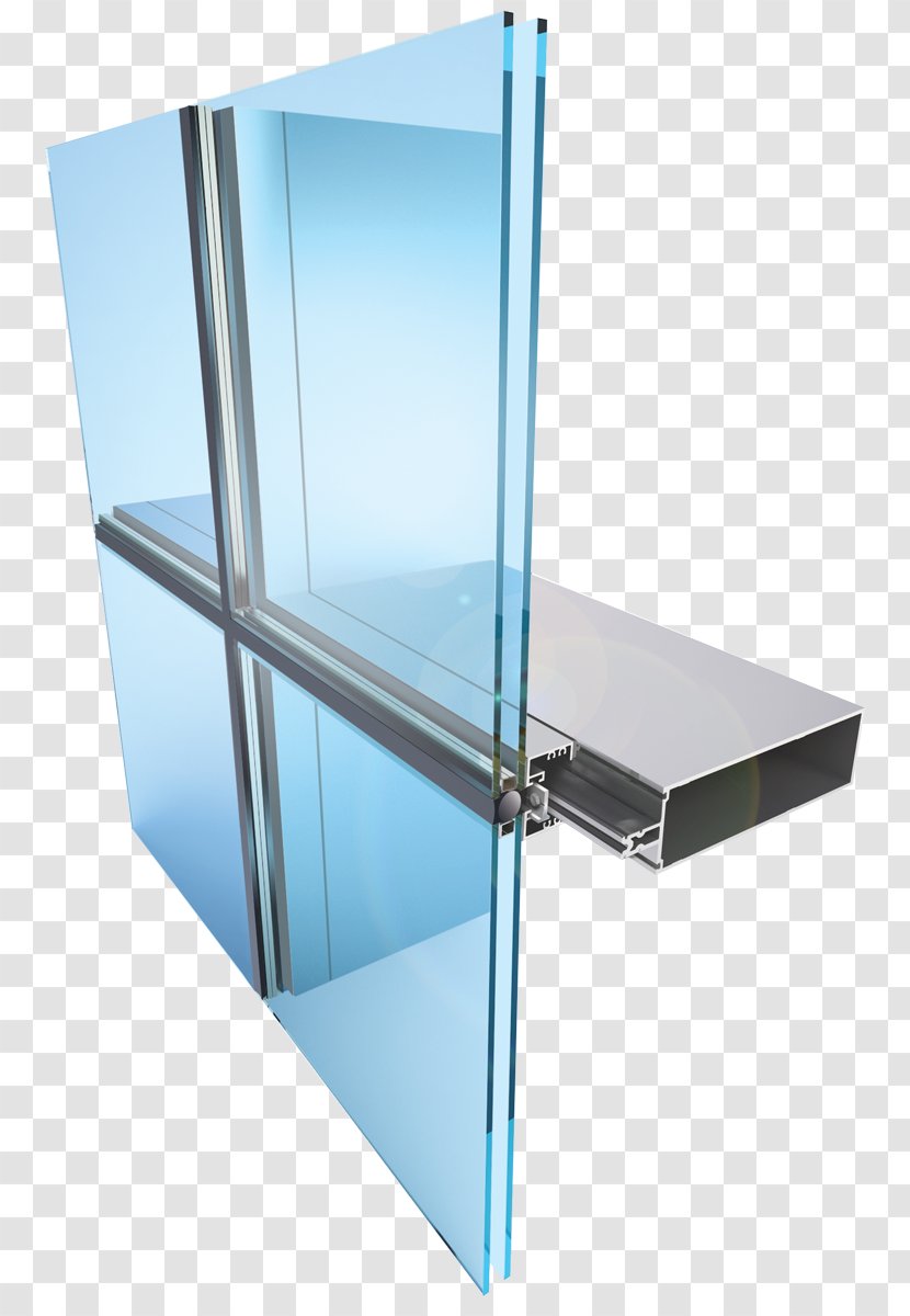 Window Curtain Wall Glazing Building - Mullion Transparent PNG