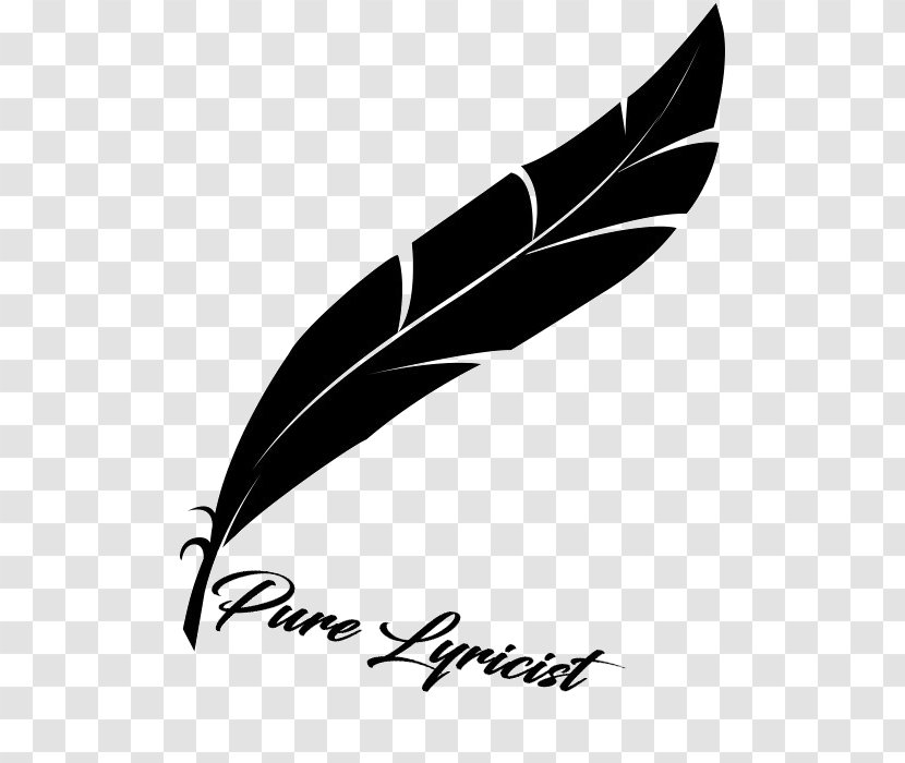 Feather Logo Font Lyricist Leaf - Brand Transparent PNG