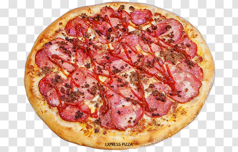 California-style Pizza Sicilian Pepperoni American Cuisine Transparent PNG