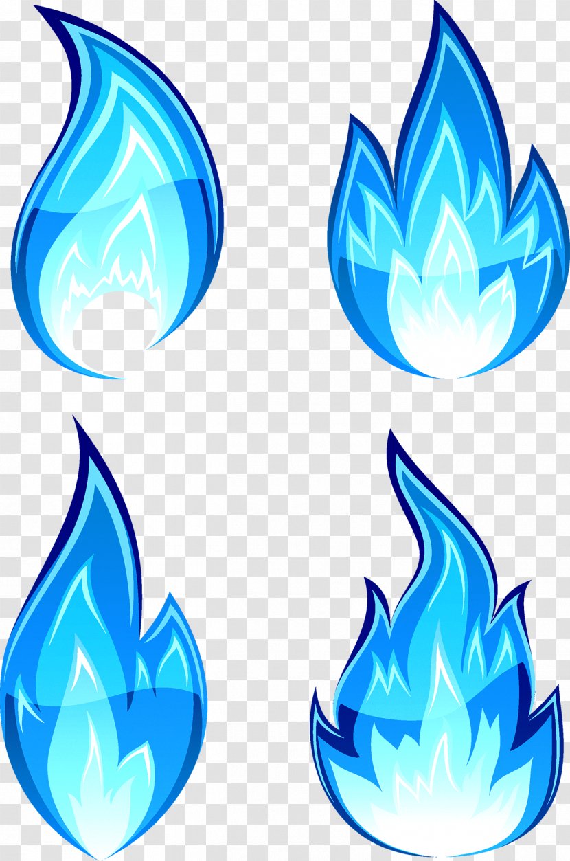 Flame Fire Drawing Clip Art - Cdr - Blue Transparent PNG