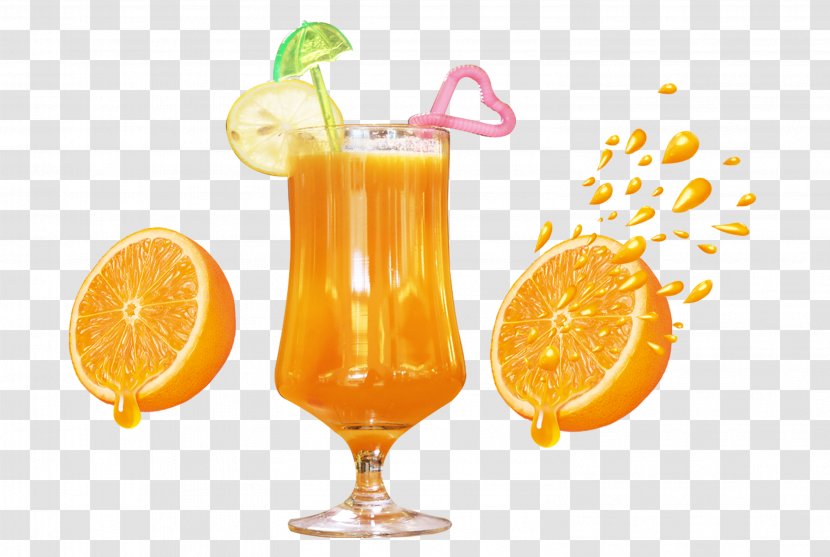 Orange Juice Smoothie Drink - Punch - Yellow Juice,orange Transparent PNG