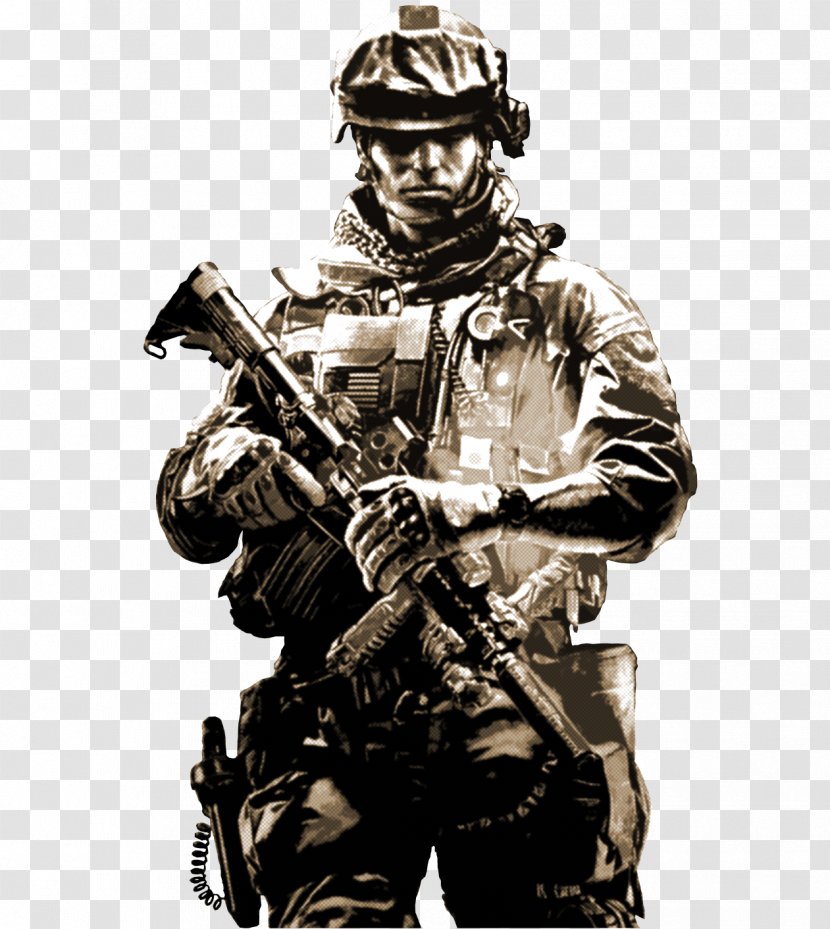 Battlefield 3 Battlefield: Bad Company 2 Call Of Duty: Modern Warfare Medal Honor Video Game - Military Organization - Material Transparent PNG