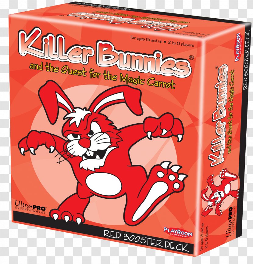 Killer Bunnies And The Quest For Magic Carrot Booster Game Playroom Entertainment - Satire Transparent PNG