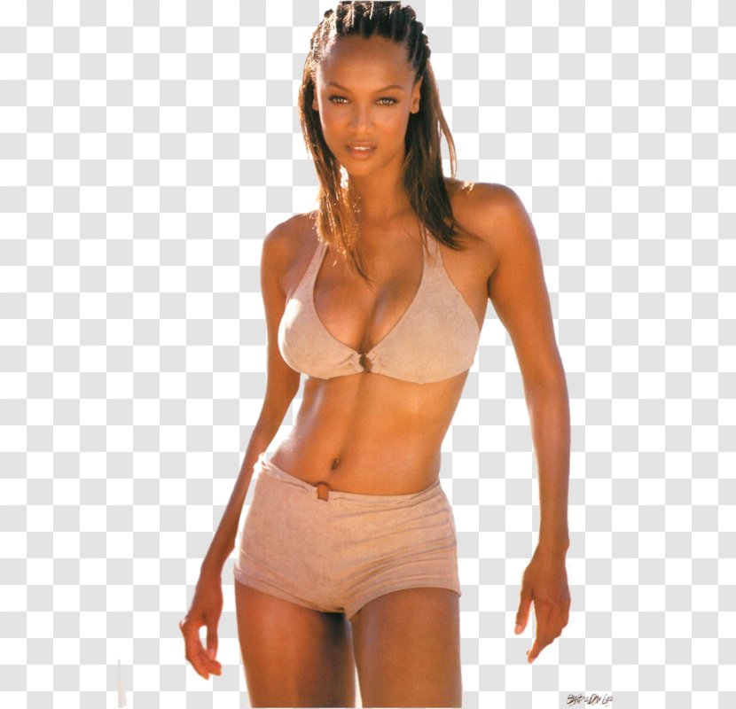 Tyra Banks Model Female Body Shape Celebrity Human - Watercolor Transparent PNG