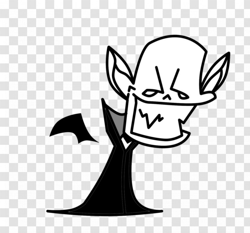 Line Art White Cartoon Character Clip - Black And - Leaf Transparent PNG