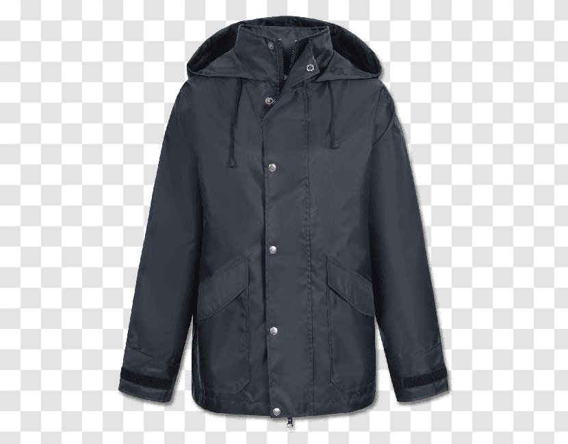 Hoodie Jacket Parka Clothing - Black - Rain Gear Transparent PNG