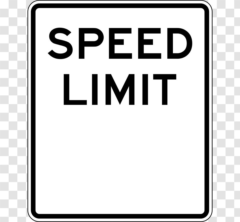 United States Speed Limit Traffic Sign Clip Art - Signage - Signs Pictures Transparent PNG