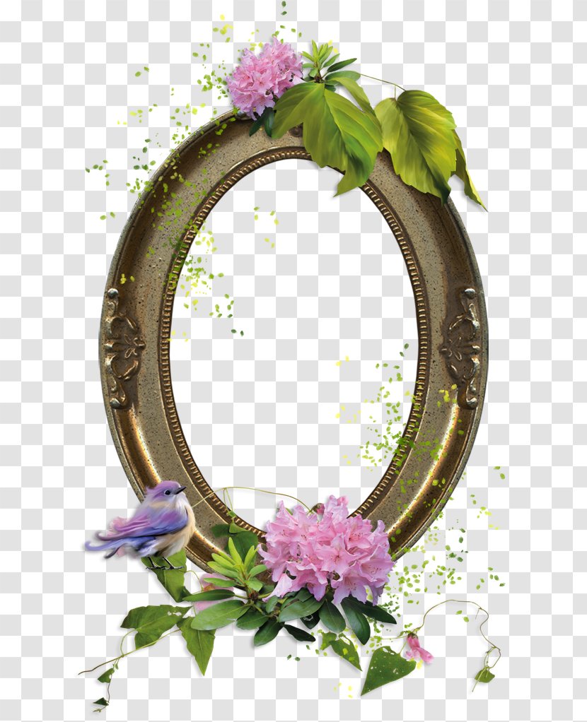 Floral Design Flower Wreath Clip Art - Picture Frames Transparent PNG