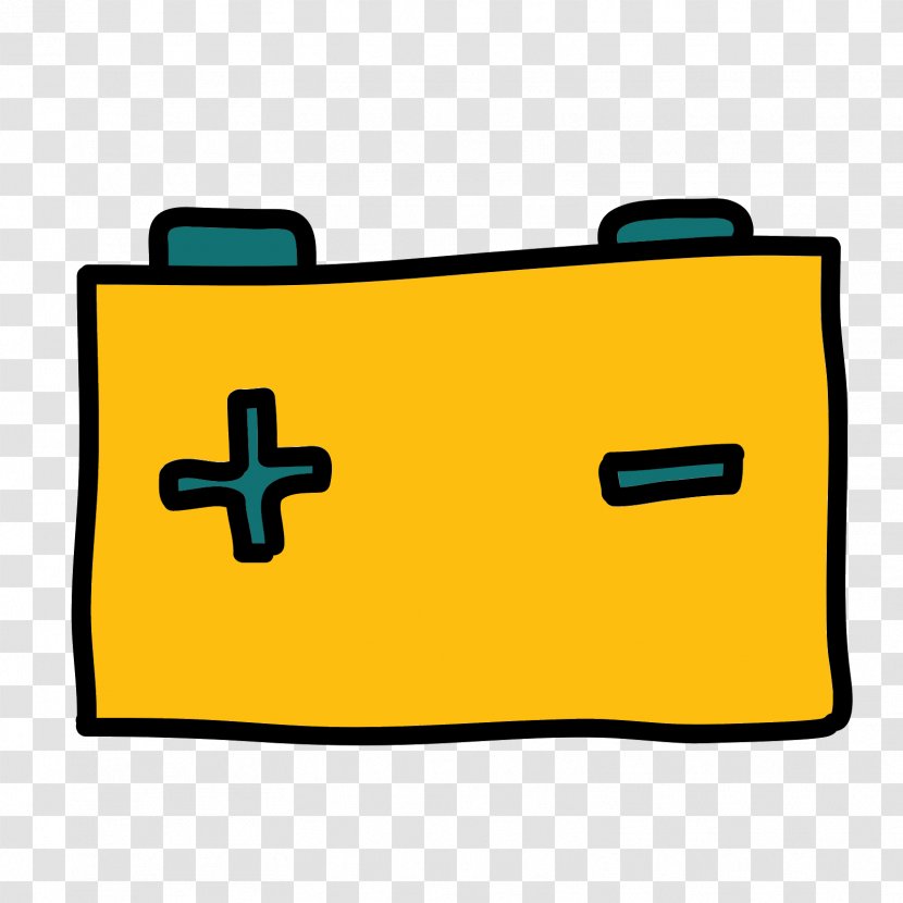 Cartoon Image Drawing Animation - Electric Battery Transparent PNG
