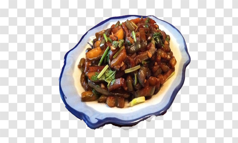 Vegetarian Cuisine Minced Pork Rice Caponata Eggplant - The Characteristics Of And Transparent PNG