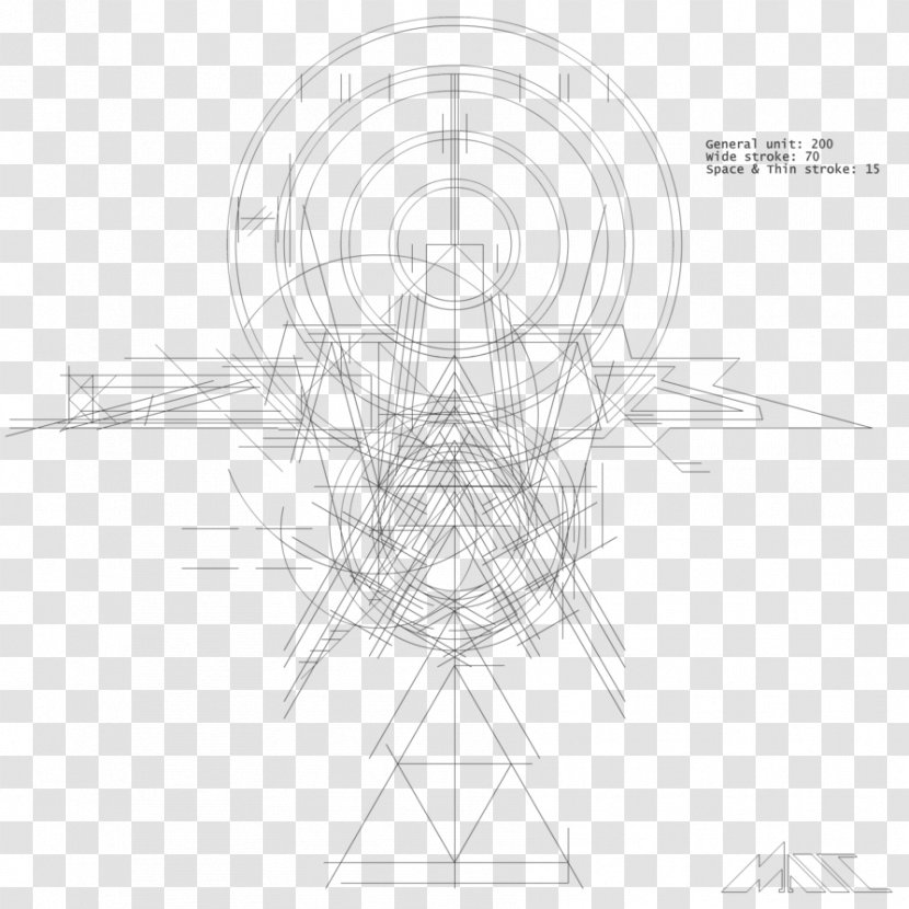 Line Art Point Angle Sketch - Symmetry Transparent PNG