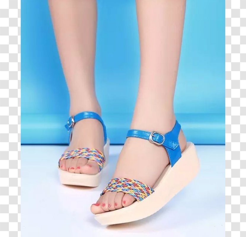 Toe Sandal High-heeled Shoe Ankle - Cartoon Transparent PNG