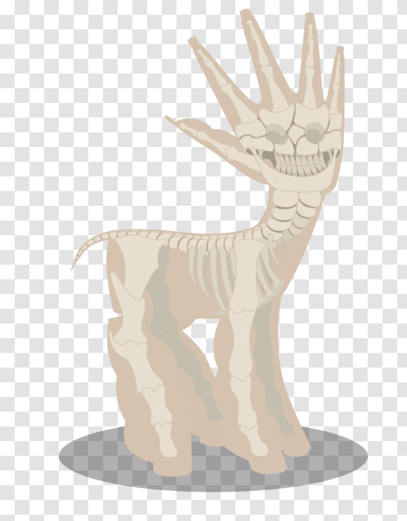 Deer Hand Art Fist Mammal - Cartoon Transparent PNG