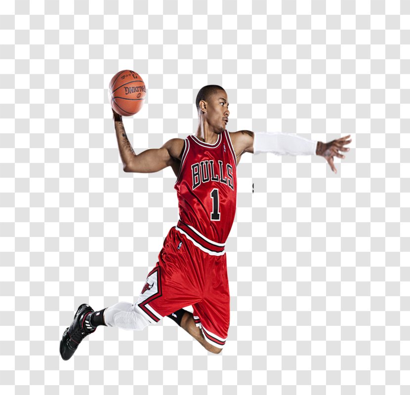 Chicago Bulls NBA Basketball Slam Dunk Sport - Nba - Derrick Rose Transparent PNG