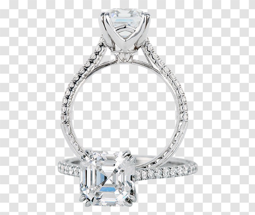 Engagement Ring Diamond Cut Jewellery - Body Jewelry - Creative Wedding Rings Transparent PNG