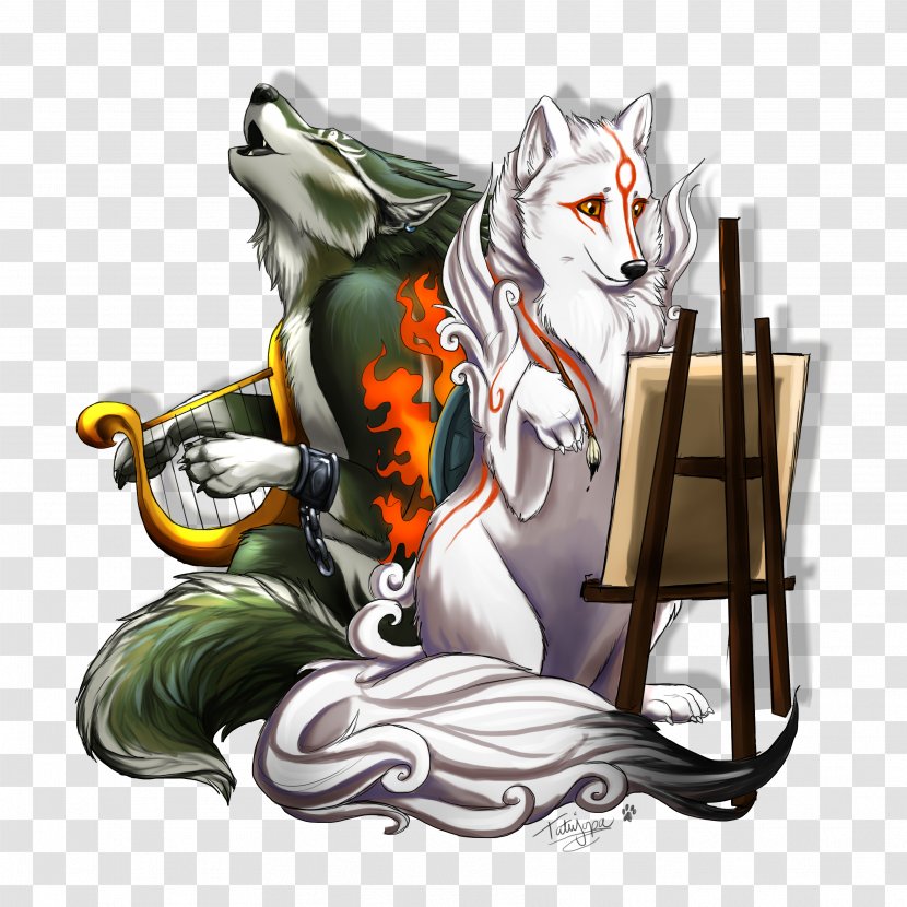 Gray Wolf Drawing Fan Art - Tree - Musician Transparent PNG
