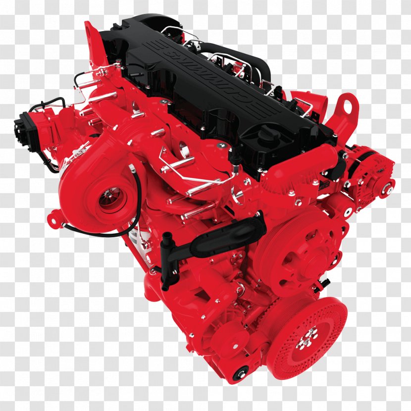 Diesel Engine Common Rail Cummins Industry - Red Transparent PNG