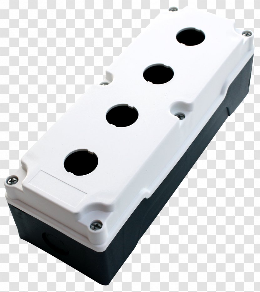 Push-button Electronic Component Polybutylene Terephthalate Plastic Junction Box - Pushbutton - Battery Furnace Transparent PNG