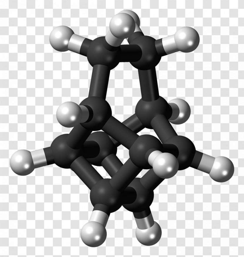 Basketane Molecule Chemistry Hydrocarbon Ball-and-stick Model - Chemical Compound Transparent PNG