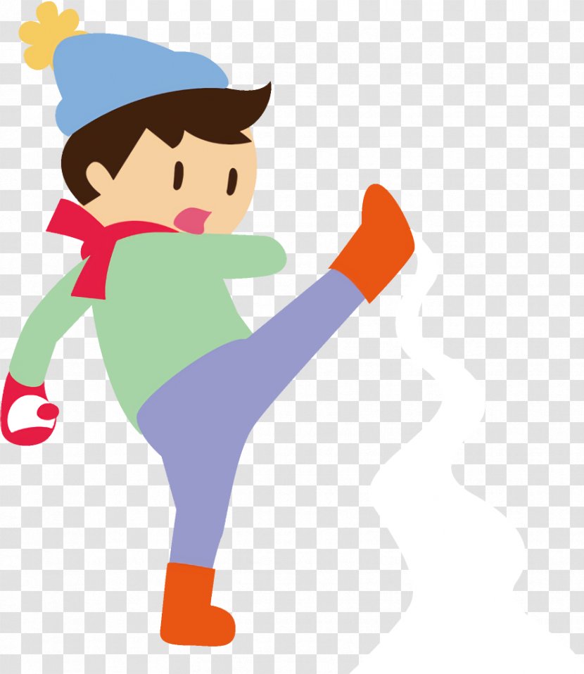 Snowball Fight Winter Kids - Finger - Cartoon Transparent PNG