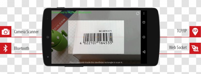Barcode Scanners Escáner Image Scanner - Android - Smart Phone Transparent PNG