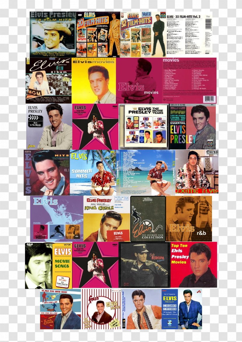 Elvis Movies Soundtrack Compilation Album At The - Media Transparent PNG