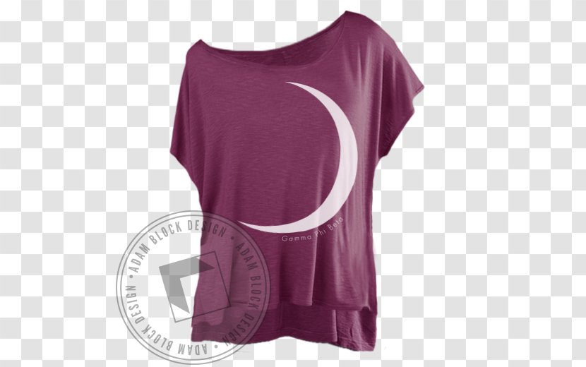 T-shirt Sleeve Shoulder Blouse - Shirt - Tau Gamma Phi Transparent PNG