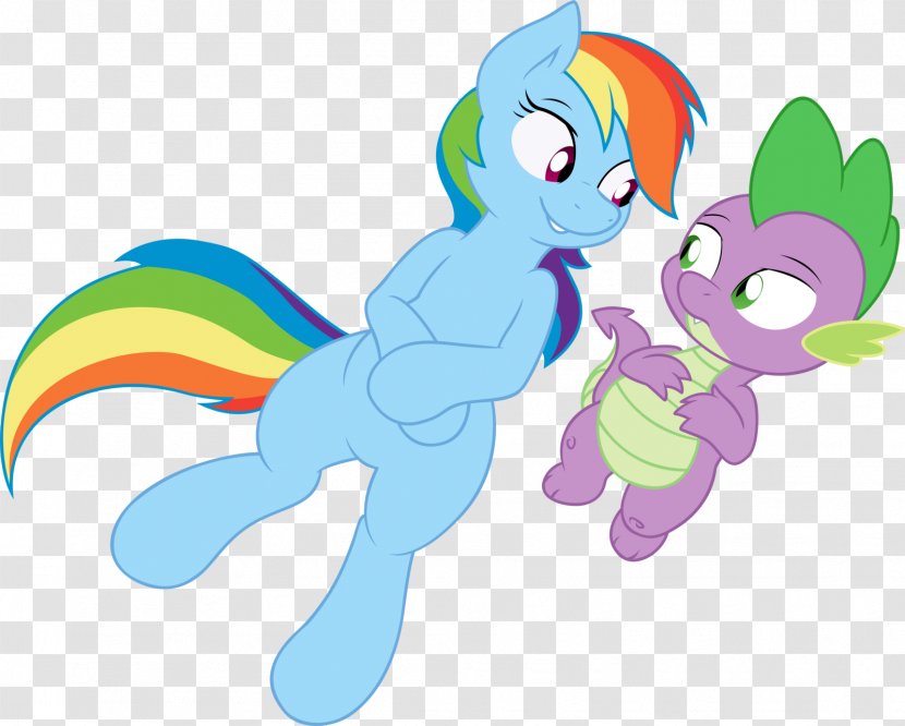 Pony Spike Rainbow Dash Pinkie Pie Rarity - Frame - My Little Transparent PNG