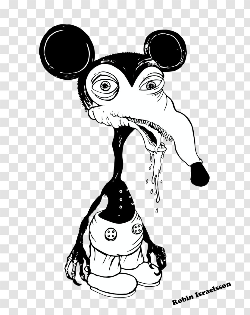 Mickey Mouse Minnie Daisy Duck Drawing - Heart Transparent PNG