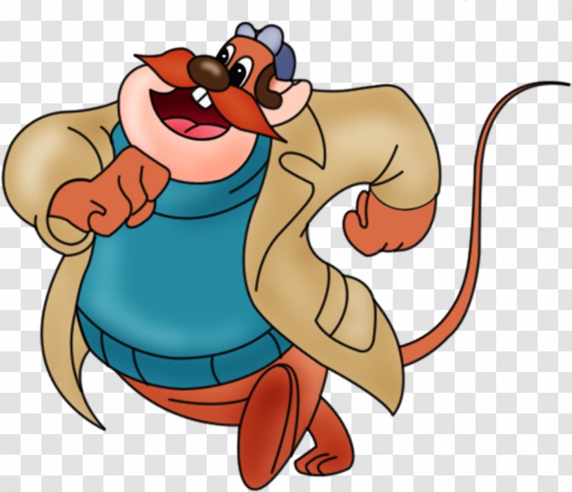 Monterey Jack Chip 'n' Dale Gadget Hackwrench Zipper - Watercolor Transparent PNG