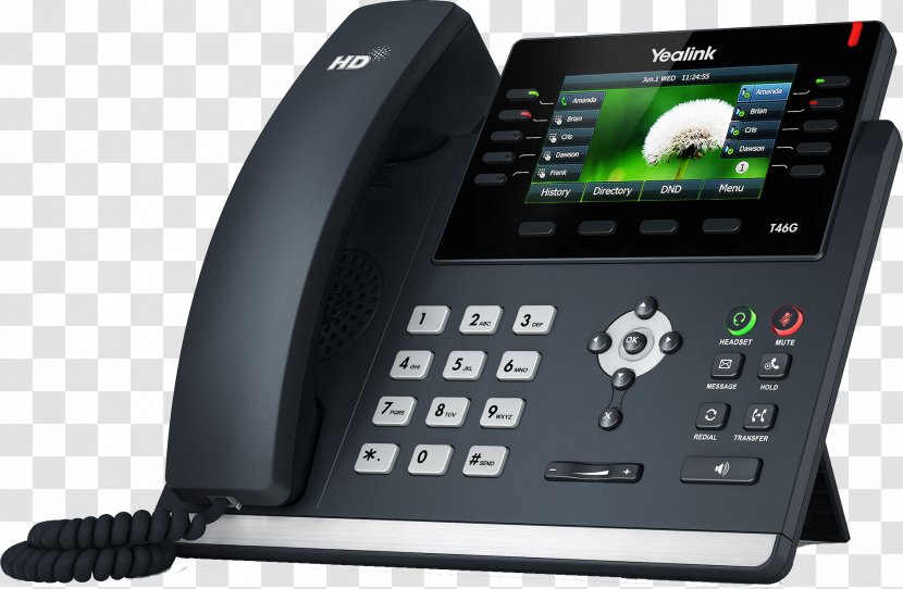 VoIP Phone Session Initiation Protocol Telephone Gigabit Ethernet Wideband Audio - Türkiye Transparent PNG